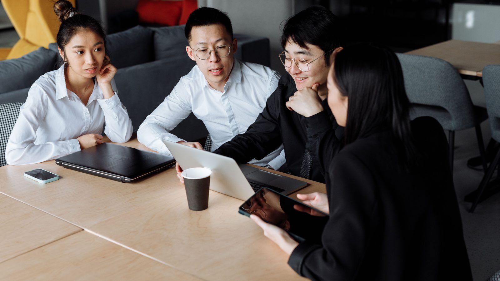 The Aligned Events team planning an event with a client